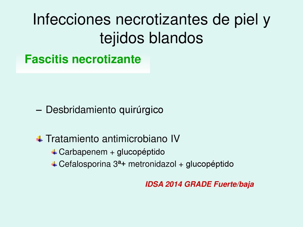 infecciones de piel y tejidos blandos tratamiento